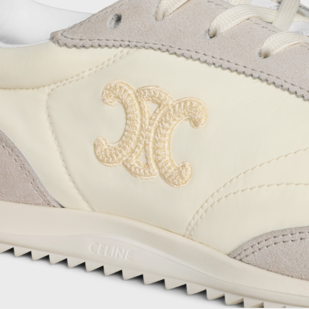 CELINE Racer Low-Top Sneakers Vanilie